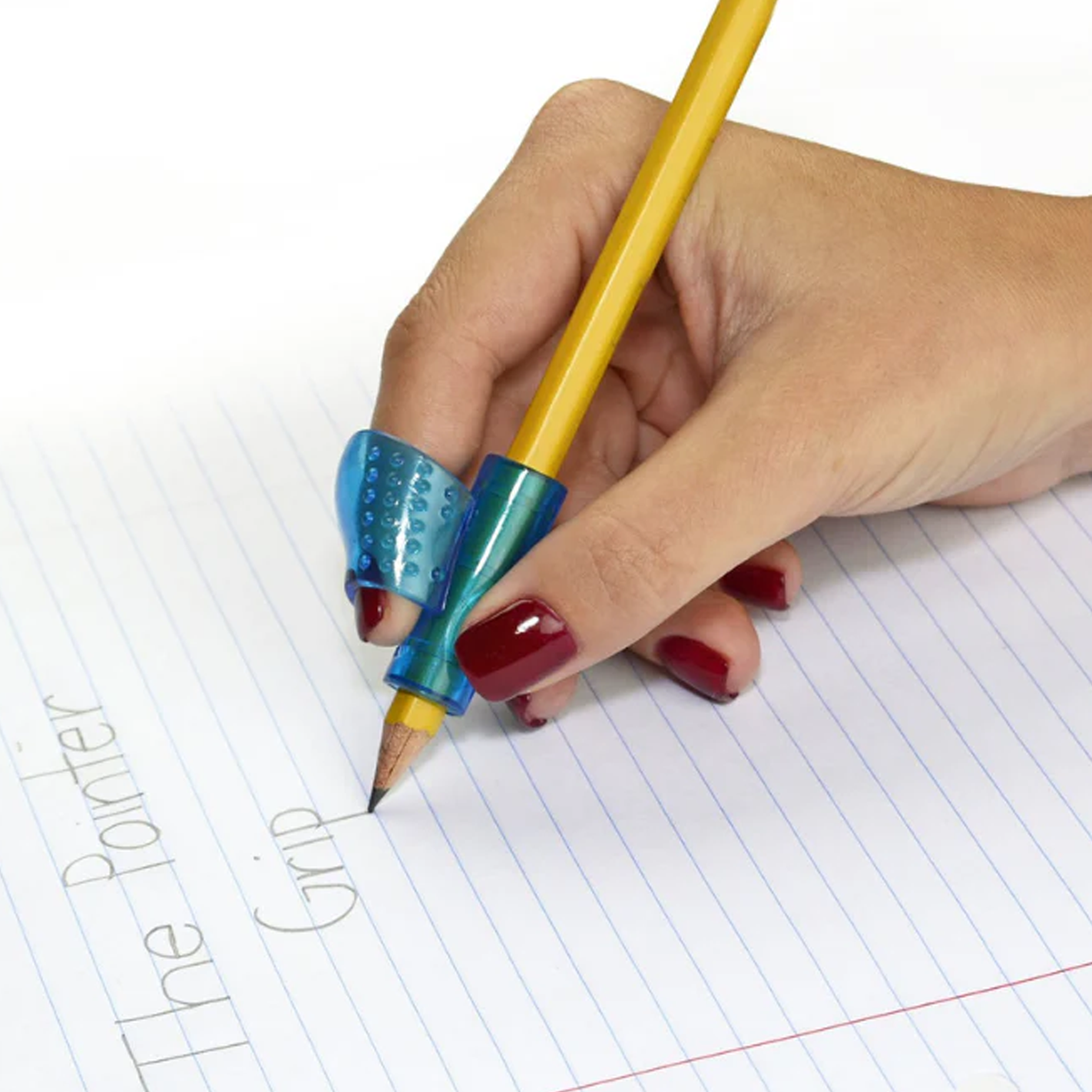 The Pencil Grip •  "Pointer Grip" para lápiz
